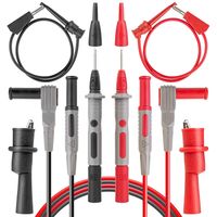 AstroAI Multimeter Test Leads Kit Electronic with Alligator Clips and Plunger Mini Hooks 1000V 10A CAT III, Probes Upgraded To CAT IV