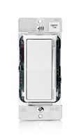 Leviton DSF01-10Z Decora Rocker Slide 1.5A Quiet Fan Speed Control, White