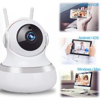 Xcellent Global Wireless Security Camera Monitor, Full HD 1080P Cloud Storage (Service Fees Require) Surveillance, IP Camera for Baby/Elder/ Pet，Home Monitor with Night Vision，Motion Detection Alerts