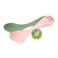 Light My Fire BPA-Free Original Spork BIO 2-Pack, SandyGreen/Dust