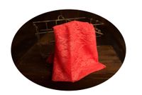 Stretch Lace Wrap, Newborn Baby Layer Photography Prop (Coral Orange)