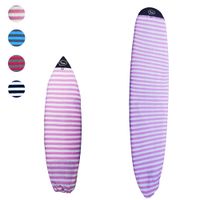 Ho Stevie! Surfboard Sock Cover - Light Protective Bag for Your Surf Board [Choose Size and Color] (Pink and White, 9'6")