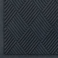 WaterHog Fashion Diamond-Pattern Commercial Grade Entrance Mat, Indoor/Outdoor Medium Brown Floor Mat 5' Length x 3' Width, Charcoal by M+A Matting