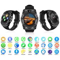 Erholi Bluetooth Smart Watch Fitness Pedometer Sleep Monitor Tracker SD Card SIM Card Smart Watches