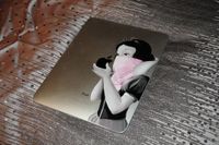 Pink Gangsta Decal for iPad / iPad2 / the new iPad - glossy vinyl sticker