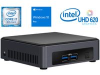 Intel NUC NUC7i7DNKE Mini PC/HTPC, Intel Quad-Core i7-8650U 1.9GHz Upto 4.2GHz, 8GB DDR4, 240GB NVMe SSD, 4k Support, Dual Monitor Capable, WiFi, Bluetooth, Windows 10 Pro 64Bit