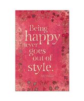 Tree-Free Greetings EcoNotes 12-Count Happy Style Blank Notecard Set With Envelopes, All Occasion, Lilly Pulitzer Inspirational (FS56723)