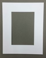 16x20 White Picture Mats Mattes Matting with White Core Bevel Cut for 11x14 Pictures