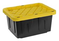 Muscle Rack HD5G-4PK 5 gal. Heavy Duty Storage Tote (4-Pack), 8.75" Height, 12.25" Width, 16" Length, (Pack of 4)