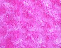 Camera Photo Floor Prop Faux Fur Artificial Fur, Newborn Baby Photography Props, Basket Stuffer Blanket - Baby Props, Basket Fabric (Hot Pink Rosette)