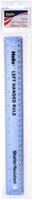 Helix Shatter Resistant Left-Handed Ruler, 12 Inches / 30cm (014710)