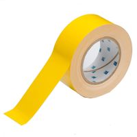 Brady ToughStripe Floor Marking Tape - Yellow, Non-Abrasive Tape - 2" Width, 100' Length - 104312