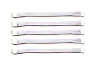 Extension Cable for Philips Hue Lightstrip Plus (6 in/150 mm, 5 Pack, White)