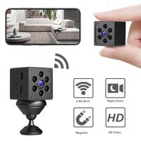 Mini WiFi Spy Camera, Wireless Hidden Camera HD 1080P 24H Live Streaming, Night Vision, Motion Detection, Magnetic Small Nanny Cam Home Security Camera, Longer Battery Life, New Android/iOS App