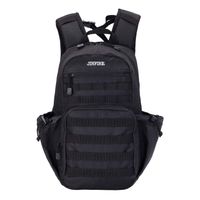 JINFIRE Military Tactical Backpack Molle Bag Backpacks Assault Pack Army Rucksacks for Hiking, Camping, Trekking, 17.5L, Black