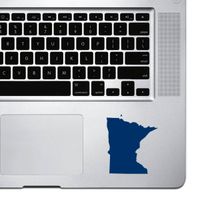 StickAny Palm Series Minnesota MN Sticker for MacBook Pro, Chromebook, and Laptops (Navy)