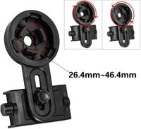 Universal Telescope Phone Mount, Binoculars Phone Mount - Universal Phone Adapter for Binoculars Monocular Spotting Scopes Telescopes Microscope