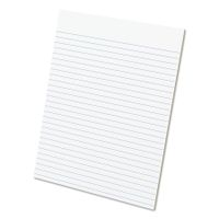 Ampad Evidence Glue Top 8-1/2 x 11 Pads, Wide Rule, White, 50 Sheets Per Pad, 12 Pack (21-112)