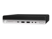 HP ProDesk 600 G3 - Mini desktop - 1 x Core i5 7500T / 2.7 GHz - RAM 4 GB - HDD 500 GB - HD Graphics 630 - GigE - WLAN: 802.11a/b/g/n/ac, Bluetooth 4.2 - Win 10 Pro 64-bit