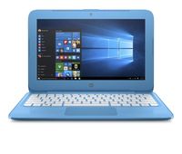 HP Stream 11 11.6 inch Premium Flagship Laptop (Intel Celeron N3050 1.6GHz, 4GB RAM, 32GB Solid State Drive, Windows 10 Home) Blue (Renewed)