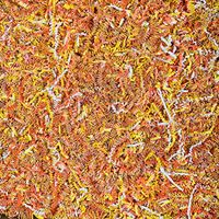 Worlds Crinkle Cut Paper Shred for Packing Filler Gift Wrap Basket Filler Colored Crinkle Paper 1LB Candy Corn