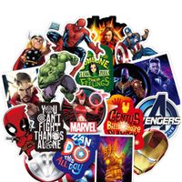 Ratgoo Random Superhero Series Sticker Pack,130 Pcs Non-repetitive Appliques,Difficult to Fade,Long Lifetime,Ideal Decals for Your Water Bottle,iPhone,Laptop,Bike,Guitar and More.Show Your own Style!