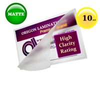 Oregon Lamination Hot Laminating Pouches Menu (Pack of 50) 10 Mil 12 x 18 Matte/Matte