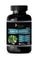 antioxidant Supplement Capsules - Immune Support Advanced Complex 1550MG - Raspberry Extract Supplement - 1 Bottle 60 Capsules