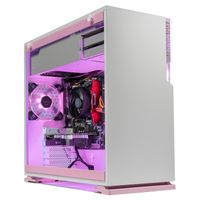 [Limited Pink Edition] SkyTech Venus Desktop Gaming Computer PC (Ryzen 3 1200, GTX 1060 3GB, 8GB DDR4, 120GB SSD, 1TB HDD, 500 Watts PSU, Win 10 Home, RGB Silent Fans) (GTX 1060 3G | 8GB | 120G SSD)