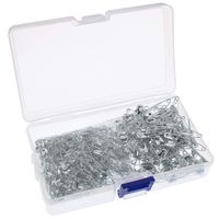 520Pcs Safety Pins Set 2 Sizes 28mm/ 38mm Sewing Pins for Craft Clothing Home Office