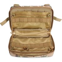 WYNEX Tactical Admin Molle Pouch, Medical EDC EMT Utility Bag Shell Design Attachment Pouches 1000D Nylon Hiking Belt Bags Waterproof
