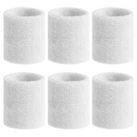 BEACE Sweatbands Sports Headband/Wristband for Men & Women - 3PCS / 6PCS Moisture Wicking Athletic Cotton Terry Cloth Sweatband for Tennis, Basketball, Running, Gym, Working Out
