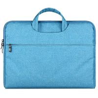 Jennyfly 15 inch Laptop Case with Handle, 360° Protective Laptop Sleeve Briefcase Anti-Scratch Protection Handbag Cover Slim Carrying Bag Cover for 15-15.4 inch Laptop MacBook Tablet - Blue