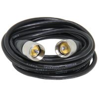 50 Ohm Antenna Cable, 15ft Low Loss RG 58 Coax Cable with PL-259 Male Connectors, Ancable PL259 Jumper for CB Ham Radio Antenna Analyzer Dummy Load and SWR Meter