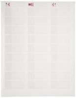 Brady JET-31-117-1 0.95" Width x 2.25" Height, B-117 Self-Laminating Vinyl, White/Translucent Ink Jet Printable Label (Pack of 1000)