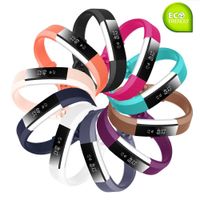 Tkasing Fitbit Alta HR and Alta Band with Metal Clasp, Silicone Replacement Band for Fitbit Alta HR and Alta (14#, S)