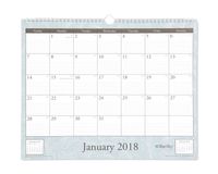 Blue Sky 2018 Wall Calendar, Twin-Wire Binding, 15" x 12", Knightsbridge