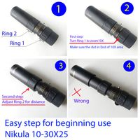 Nikula Power 10-30x25 Zoom Optical Telescope Monocular