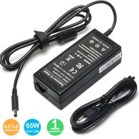 Ulvench New AC Laptop Charger for Dell Inspiron 13 14 15 17 3000 5000 7000 Series, Fit for Dell Chromebook 13-7310 7310 RTGY4 82KK4 P66G P66G001 Power Adapter 65W [19.5v 3.34a]
