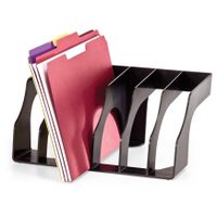 Officemate Super 2-Way Sorter, Recycled, Black (26252)