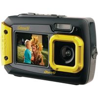 Coleman Duo2 2V9WP-Y 20 MP Waterproof Digital Camera with Dual LCD Screen (Yellow)