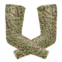 Fashion Sports Arm Supports Dinosaur Army Camo Basketball Shooter Sleeves Sunscreen Cuff Stretched Fabric for Football, Volleyball, Baseball Protection, Youth & Adult Sizes(1 Pair)