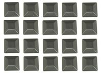 JSP Manufacturing Plastic New Fence Post Black Caps 4X4 (3 5/8") Pressure Treated Wood Made in USA MULITPACK Wholesale Bulk (20)