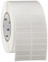 Brady THT-37-423-10 1.5" Width x 0.5" Height, B-423 Permanent Polyester, Gloss Finish White Thermal Transfer Printable Label (10000 per Roll)