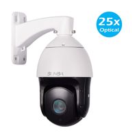 SUNBA 25X Optical Zoom 1080p IP PoE+ Outdoor Pan Tilt Zoom Camera, High Speed ONVIF Security PTZ Dome, Auto-Focus with Audio and 1000ft Night Vision (601-D25X) (Renewed)