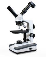 Vision Scientific VME0008-T-DG0.3 Digital Microscope, 40x-400x, LED Illumination with Intensity Control, Coarse and Fine Focus, 110V, 0.3MP Digital Eyepiece Camera, USB 2.0