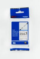 Brother Mobile HSE251 Heat Shrink Tube for PT-E500 Printer, 23.6 mm W x 1.5 m L, Black on White