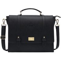 Laptop-Briefacse-for-Women-Men 15.6 Inch Business Computer-Bags Messenger-Bag Work-Tote-Bag Unisex Satchel Bag for Work Office Business Travel,black