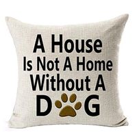 Zlolia Cartoon Print Pillow Cover Alphabet Throw Pillow Case Modern Cushion Cover Square Pillowcase Decoration for Sofa Bed