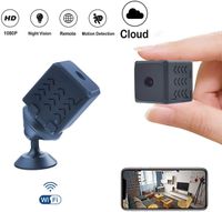 DEXILO Mini WiFi Camera,Tiny Portable Nanny Pet Office Sports Garage Home 1080P Surveillance Camera with Auto Night Vision/Motion Dectection,Wireless Security Spy Cam with 32gb Card